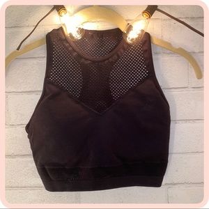 ♡ Black Fabletics sports bra ♡